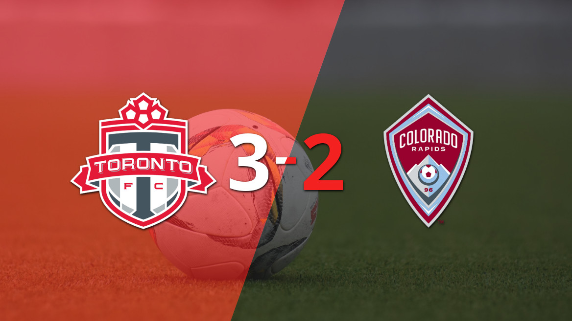 Toronto FC vence a Colorado Rapids en un emocionante duelo 3-2