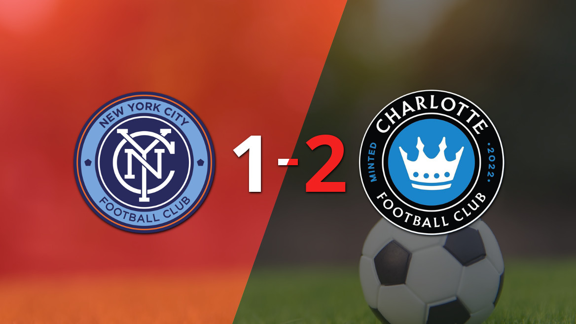 Charlotte FC logra una apretada victoria en el Citi Field con un gol sobre la hora