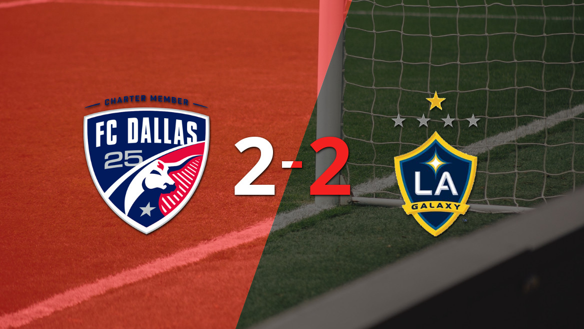 Con un par de goles de Petar Musa, FC Dallas y LA Galaxy igualaron 2-2