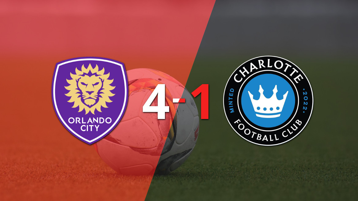 Goleada convincente: Orlando City SC supera a Charlotte FC con un doblete de Martín Ojeda