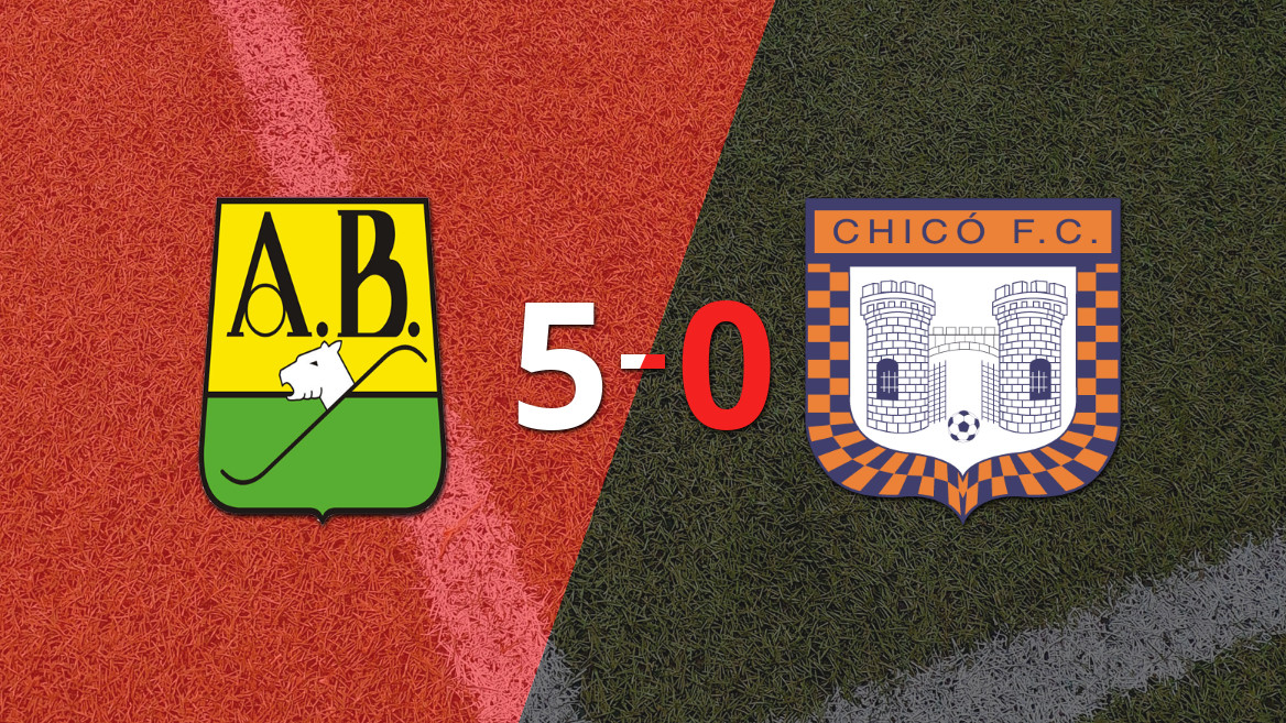 Bucaramanga se impone con un contundente 5-0 a Boyacá Chicó gracias a los goles de Sambueza y Caicedo