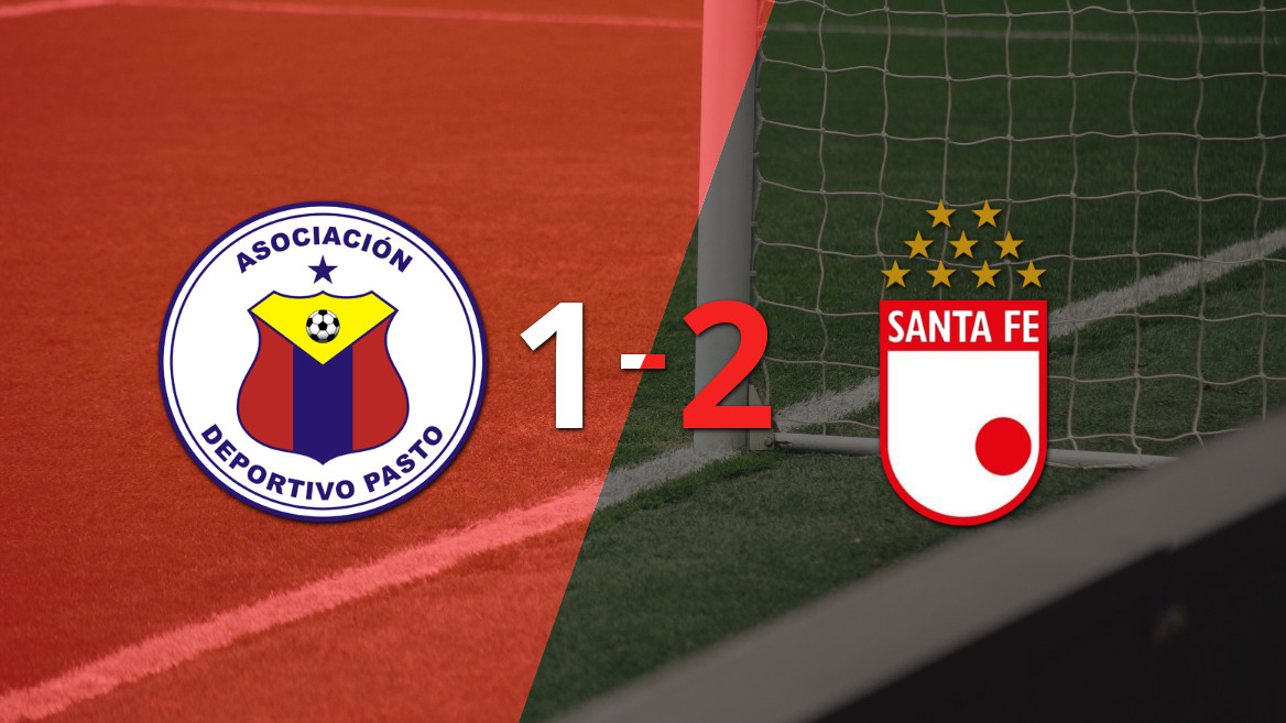 Pasto cae ante Santa Fe en un emocionante final por 2 a 1