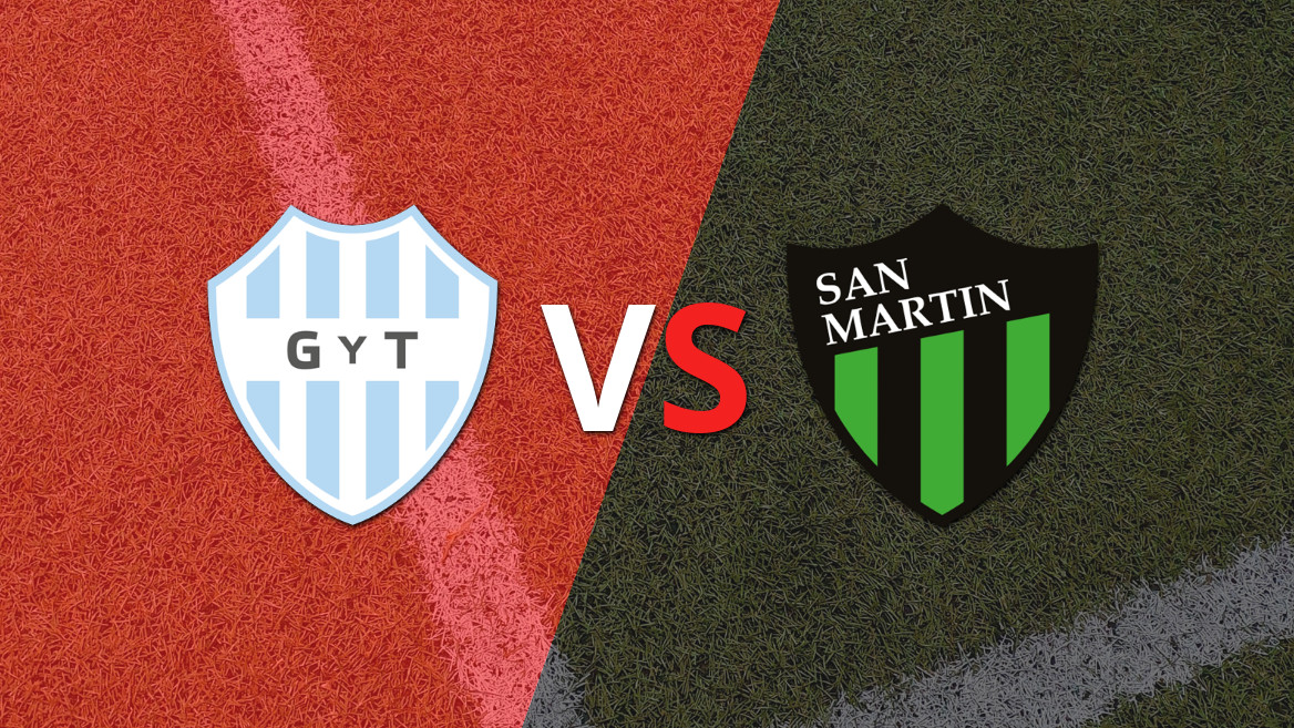 EN VIVO: Gimnasia y Tiro y San Martín (SJ) empataron 1 a 1