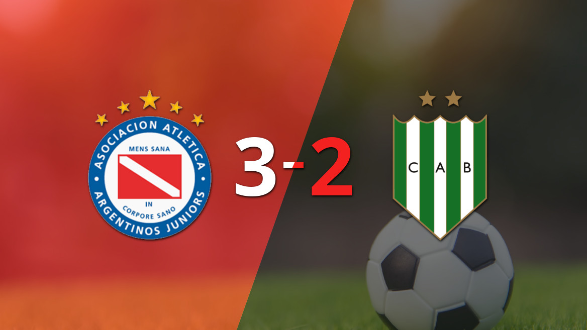 Argentinos Juniors triunfa sobre Banfield em um emocionante 3-2