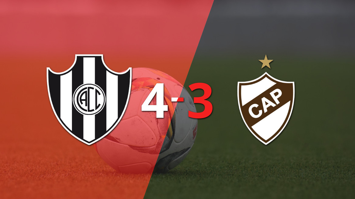 Central Córdoba (SE) se lleva un dramático triunfo ante Platense
