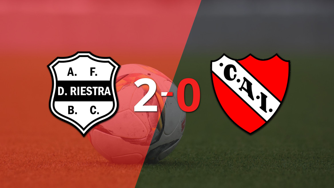 Independiente cae 2-0 ante Dep. Riestra en un partido complicado