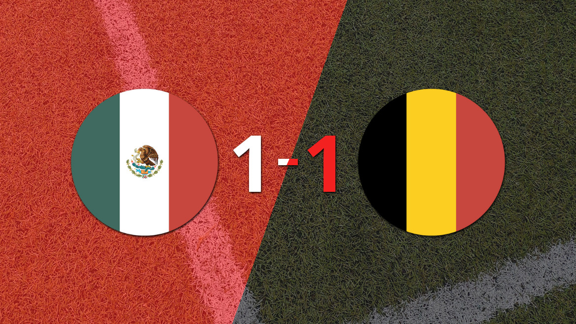 Mexico and Belgium Draw 1-1 in Friendly Match