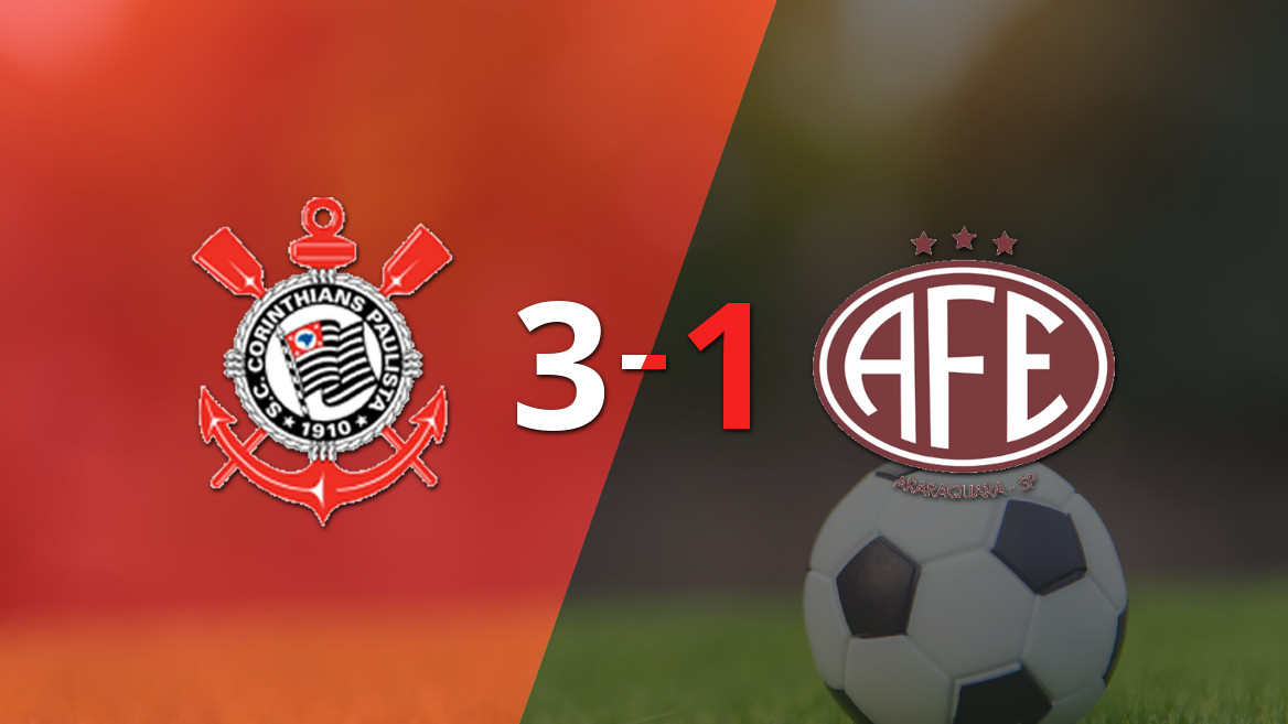 Corinthians derrota a Ferroviária en un emocionante partido