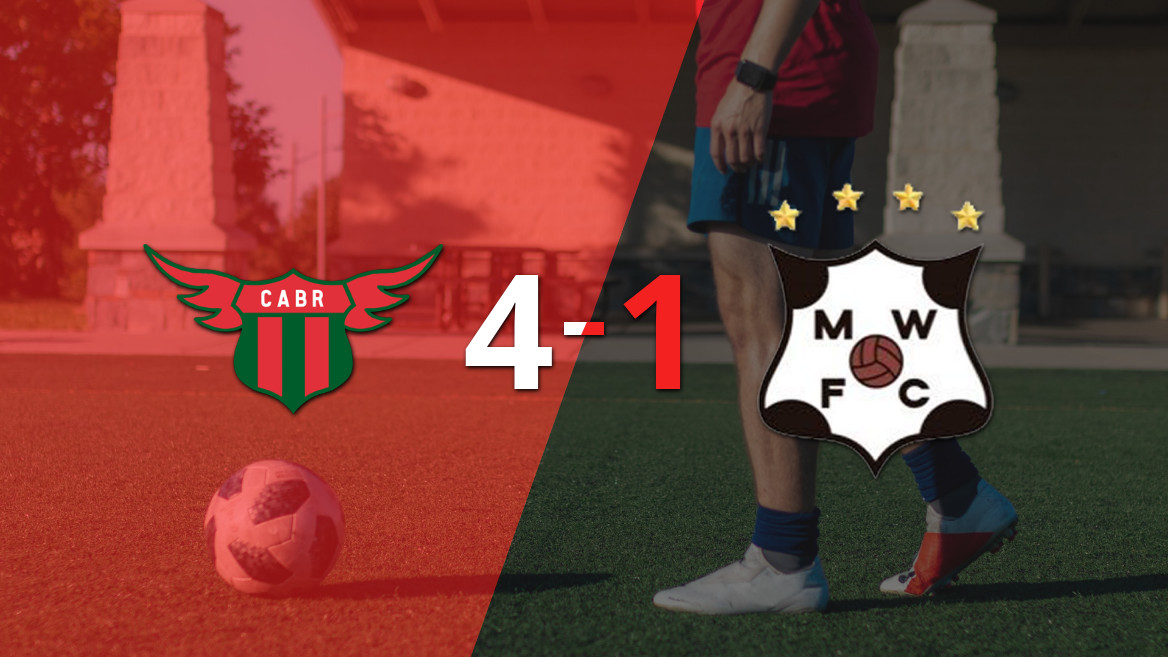 Boston River derrota Wanderers com uma goleada convincente
