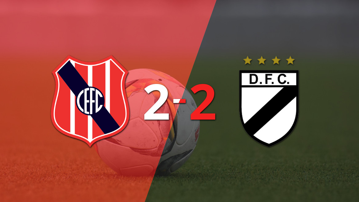 Danubio logró un empate dramático ante Central Español