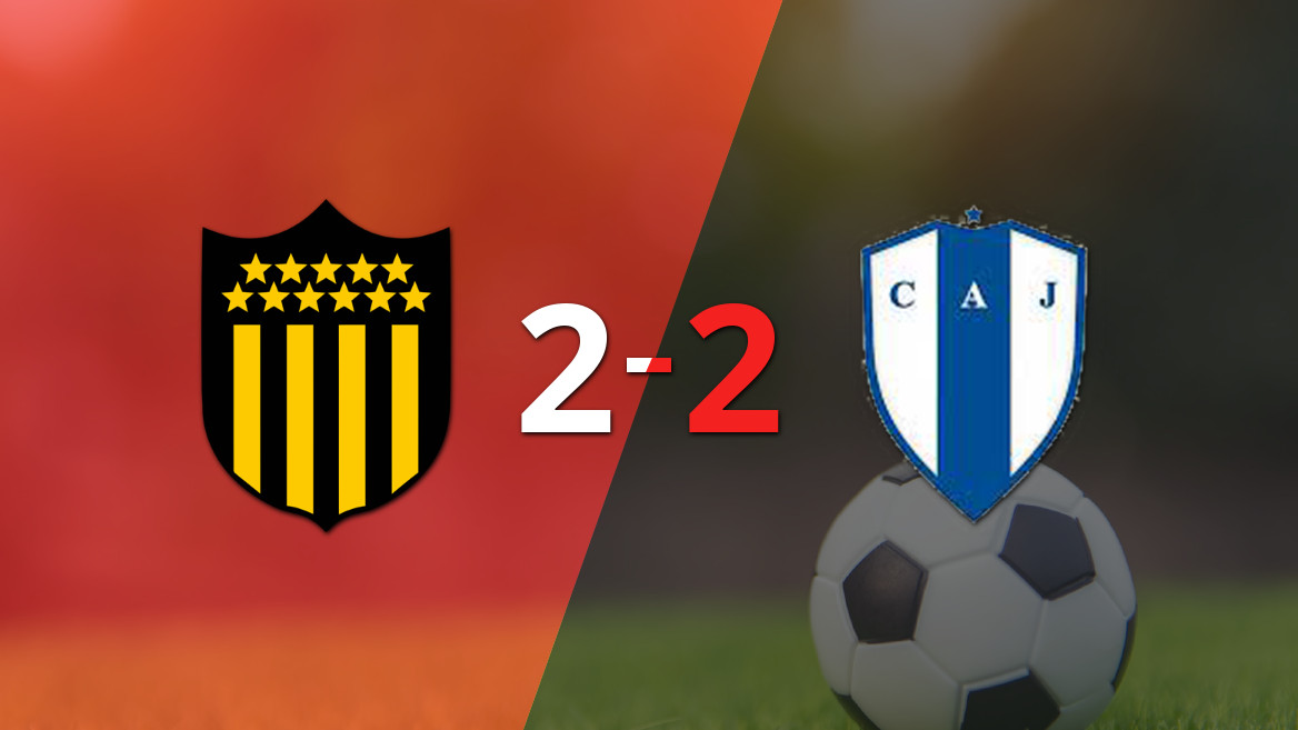 Peñarol y Juventud empatan en un apasionante duelo