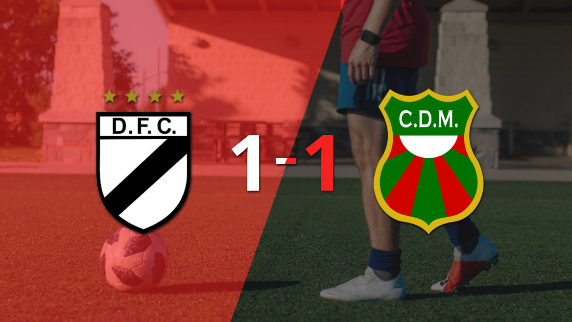 Danubio y Deportivo Maldonado firman un empate en Jardines del Hipódromo