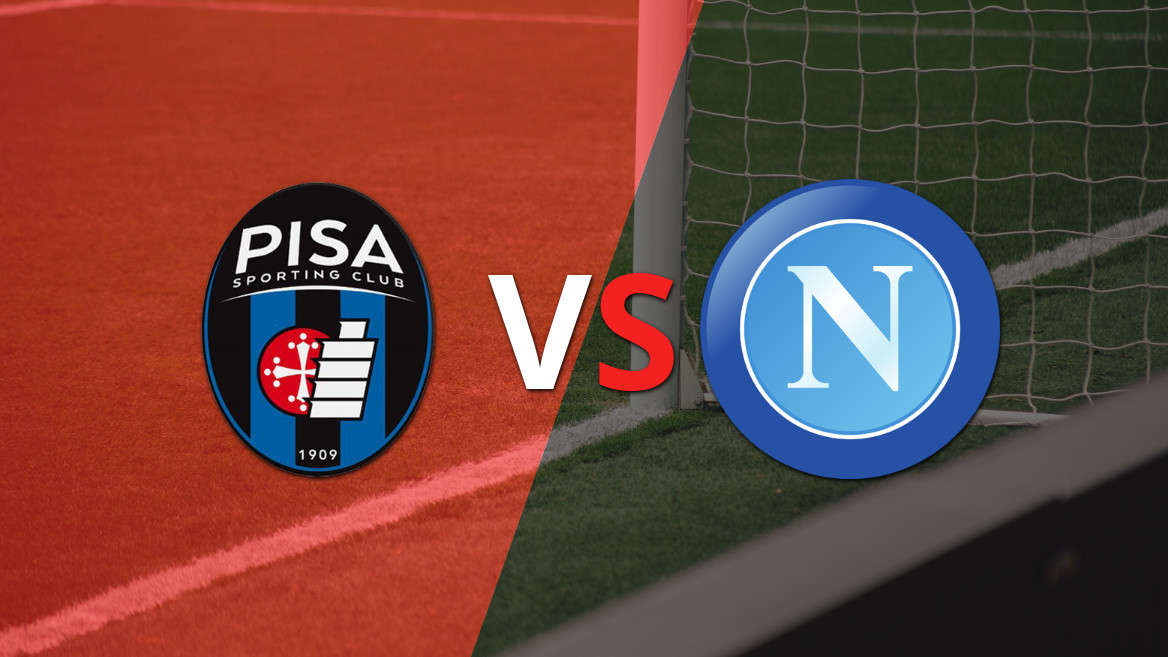 Pisa busca resurgir ante Napoli en la Serie A