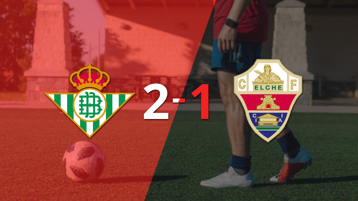 El Betis se queda con la victoria ante Elche en un emocionante encuentro