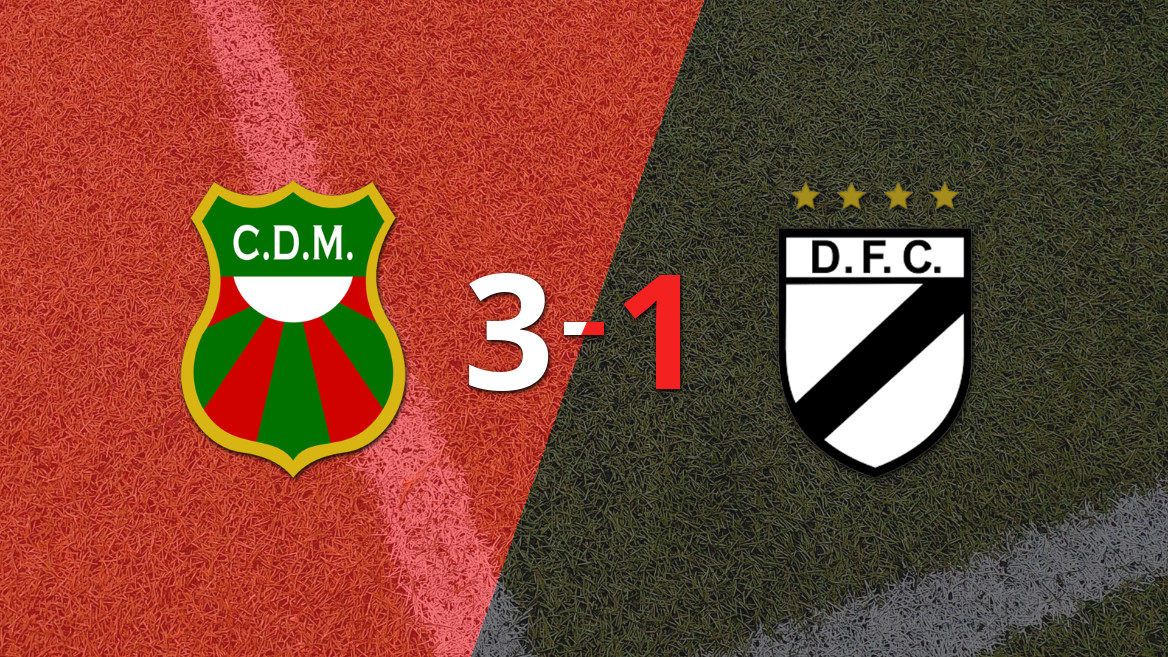 Deportivo Maldonado vence contundentemente a Danubio en el inicio del Intermedio