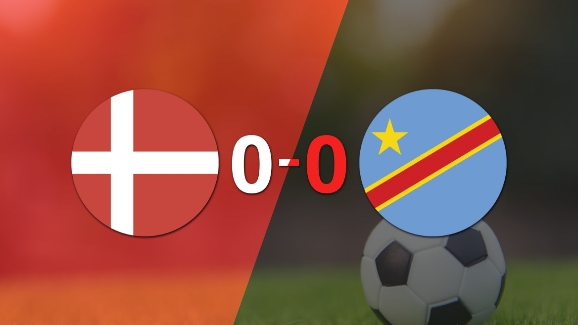 Dinamarca y RD Congo no logran romper el empate en amistoso