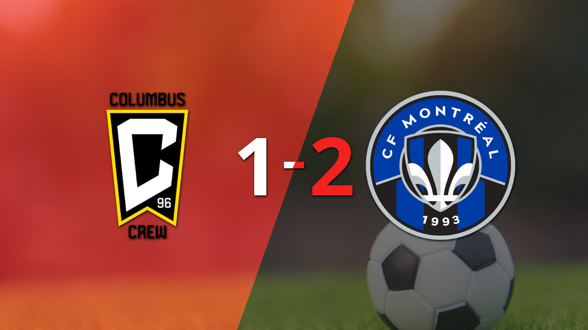Columbus Crew se rindió ante la solidez de CF Montréal y fue derrotado 2 a 1