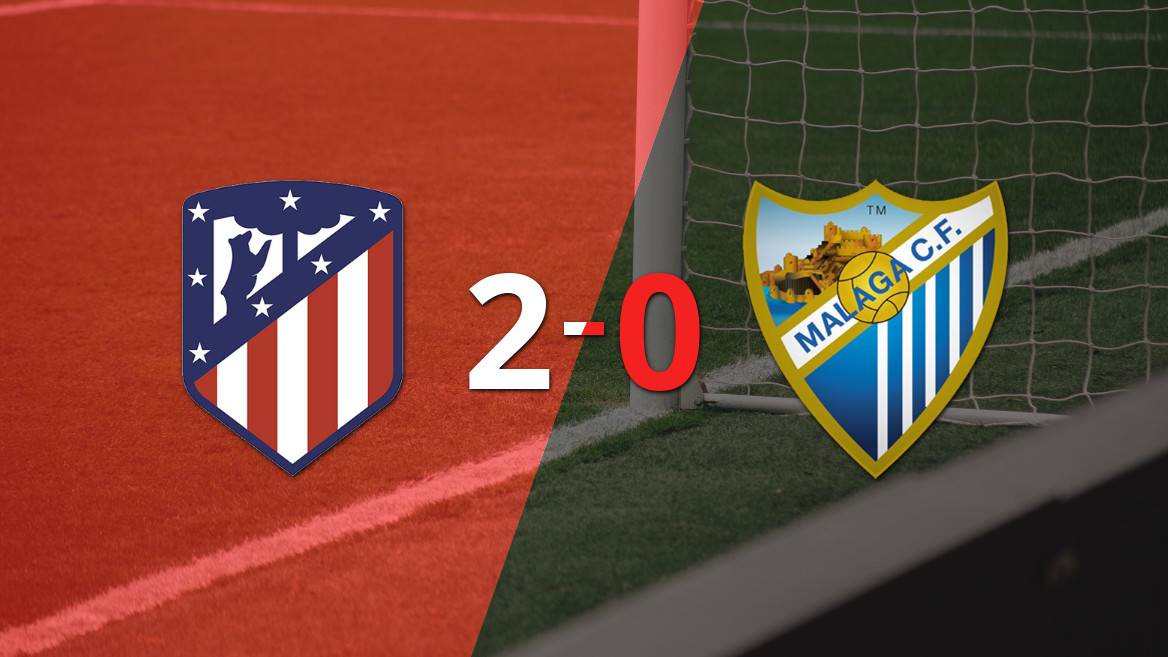 Atlético de Madrid inicia la temporada con victoria ante Málaga