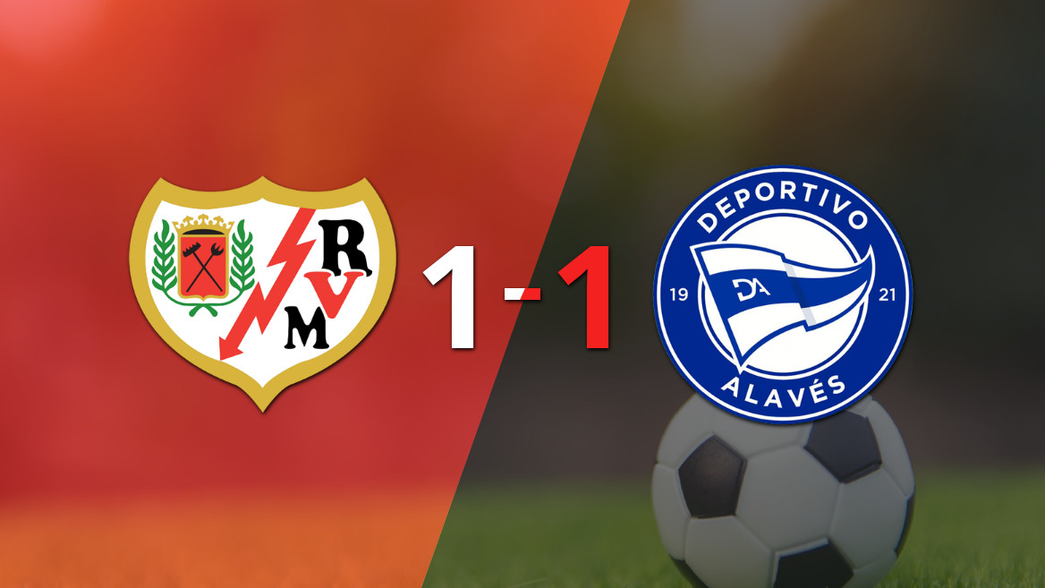 Rayo Vallecano y Alavés igualan a un gol en un vibrante encuentro en Vallecas