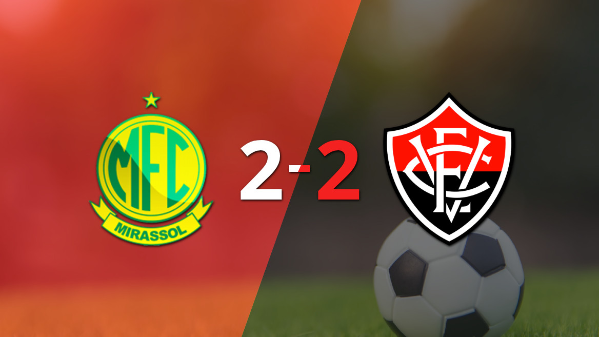 Un emocionante empate entre Vitória y Mirassol en el Brasileirao