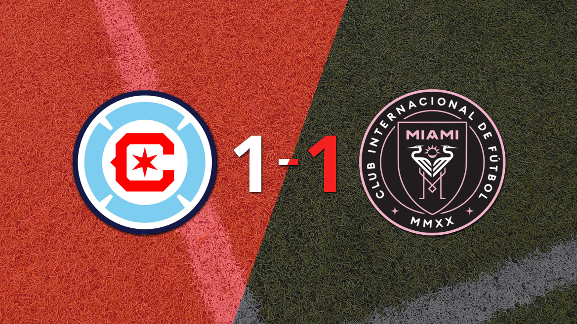 Chicago Fire y Inter Miami empatan en un vibrante encuentro