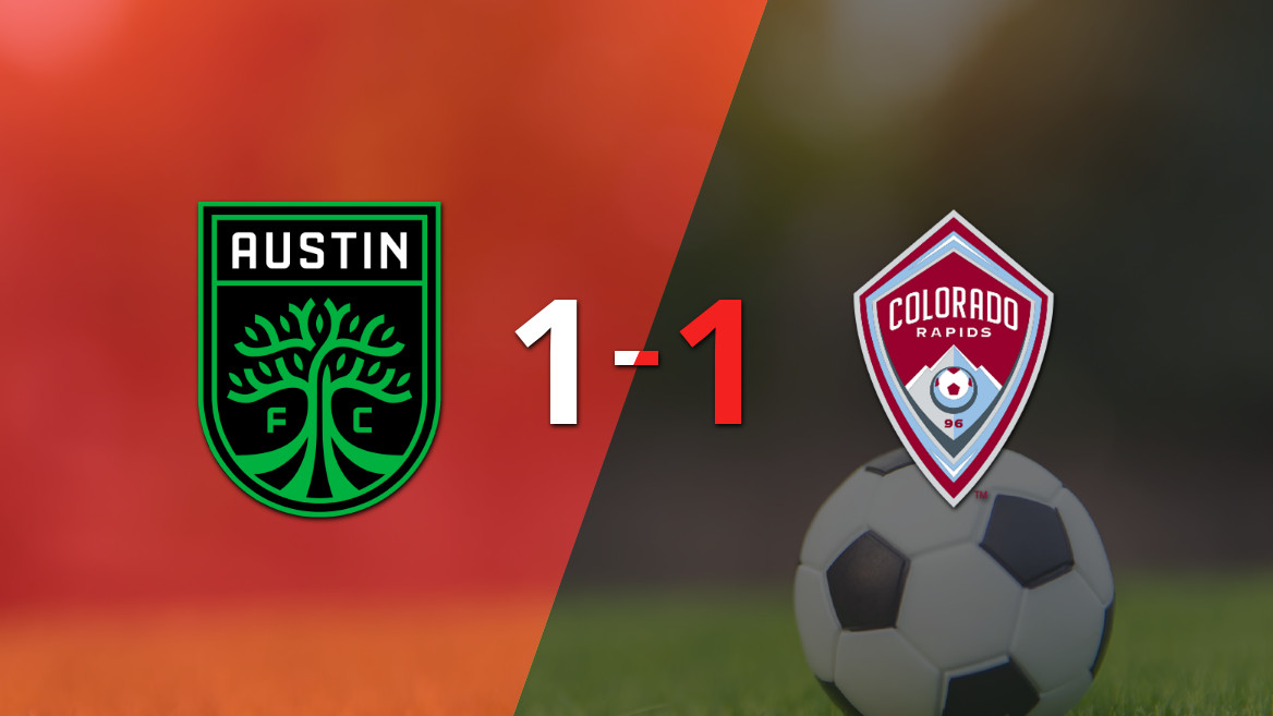 Austin FC y Colorado Rapids empatan en un emocionante duelo