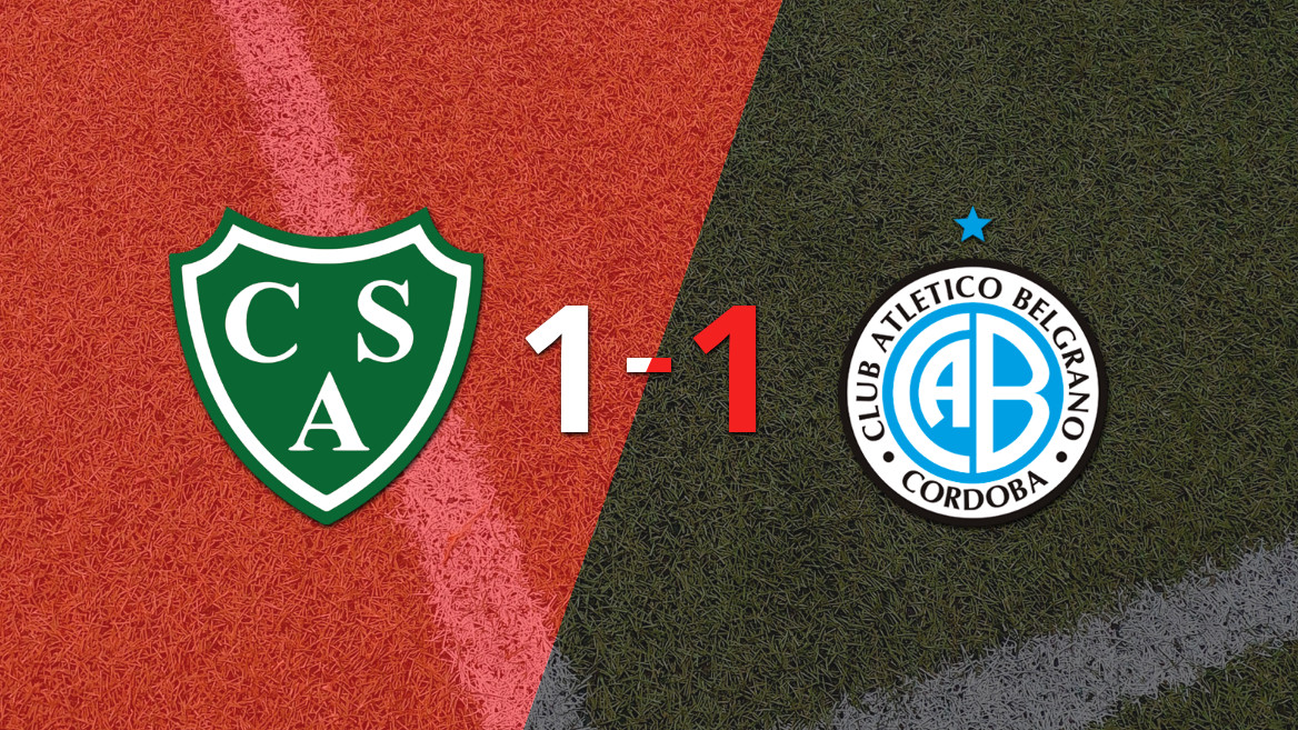 Lucas Passerini salva a Belgrano con un gol de penal ante Sarmiento