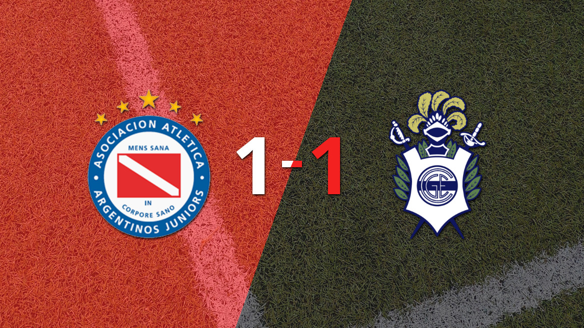 Argentinos Juniors y Gimnasia igualan en un emocionante 1-1