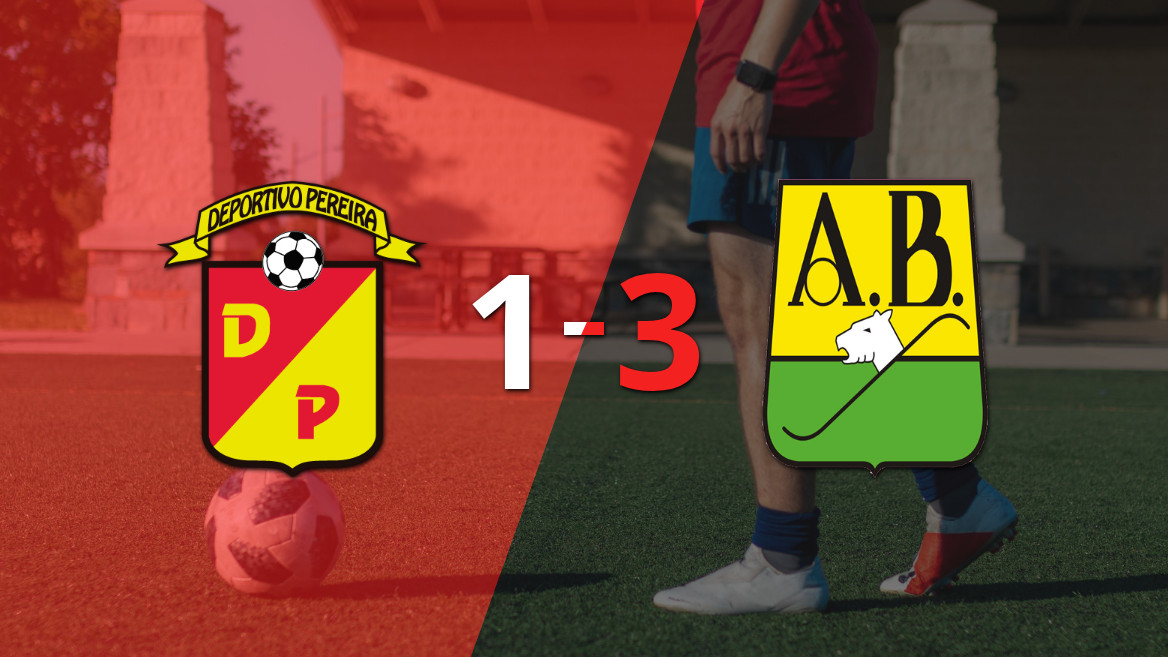 Bucaramanga se impone a Pereira con un contundente 3-1 en la liga colombiana