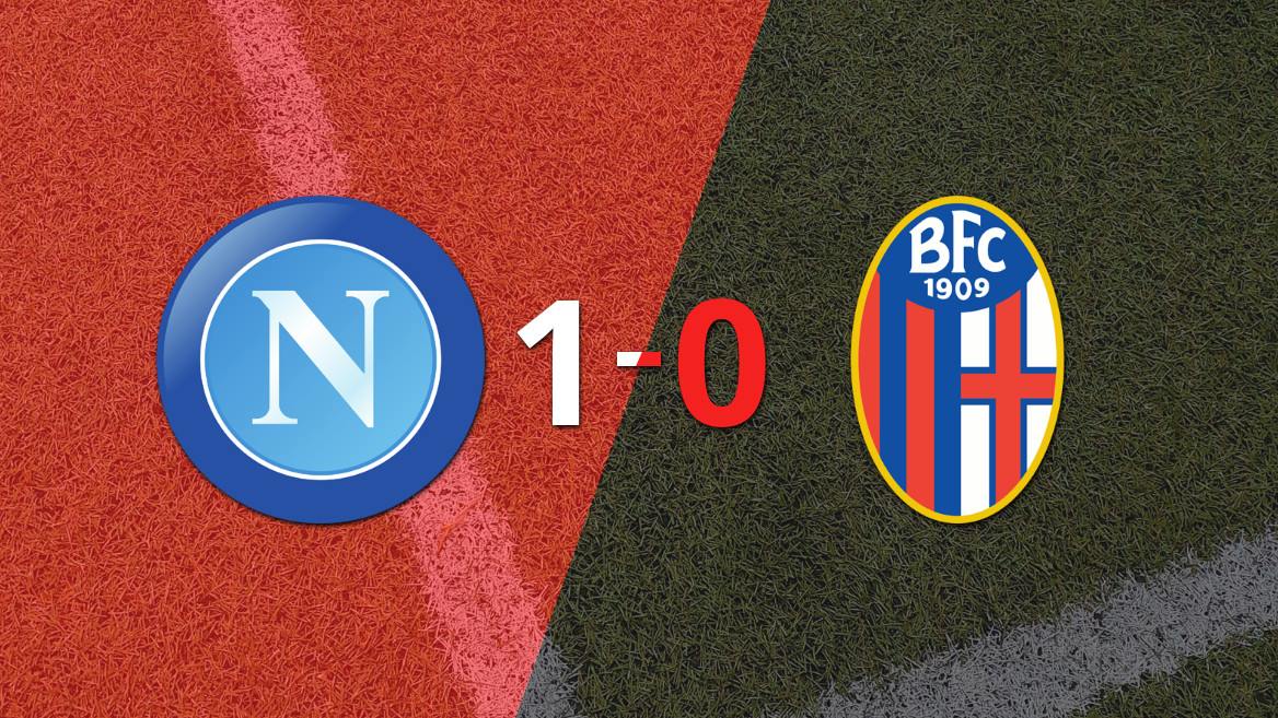 Napoli se impone a Bologna en un emocionante encuentro