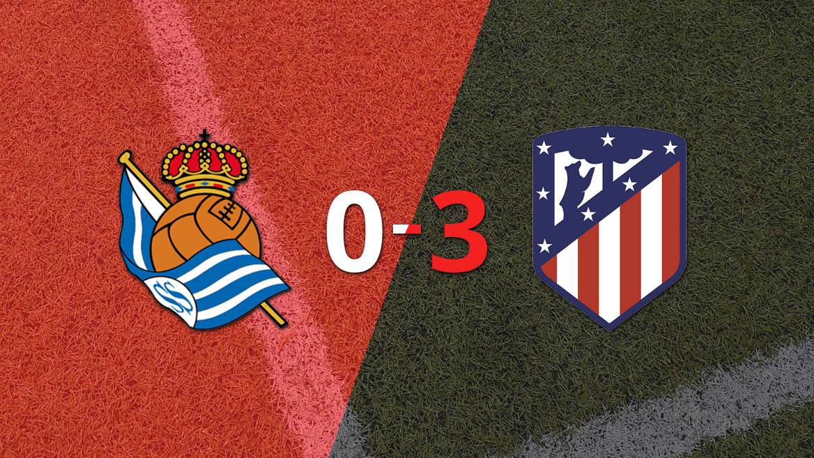Atlético de Madrid aplasta a Real Sociedad con un contundente 3-0
