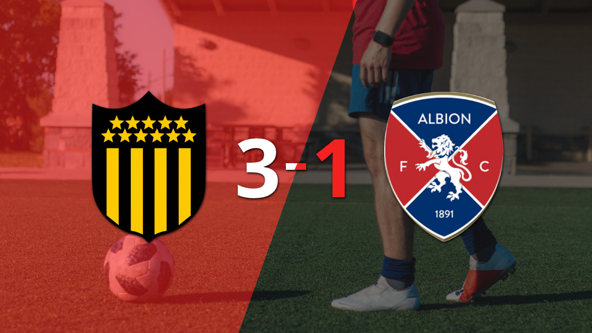 Victoria contundente de Peñarol frente a Albion